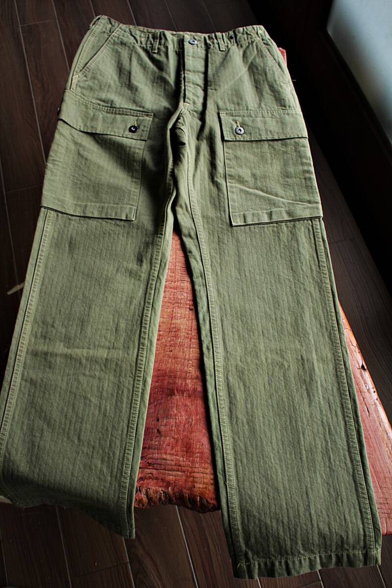 AMERICAN RAG CIE★/　M-47ミリタリーパンツ/ヘリンボーン新品 w29~30インチ ★デッドストック★made in JAPAN