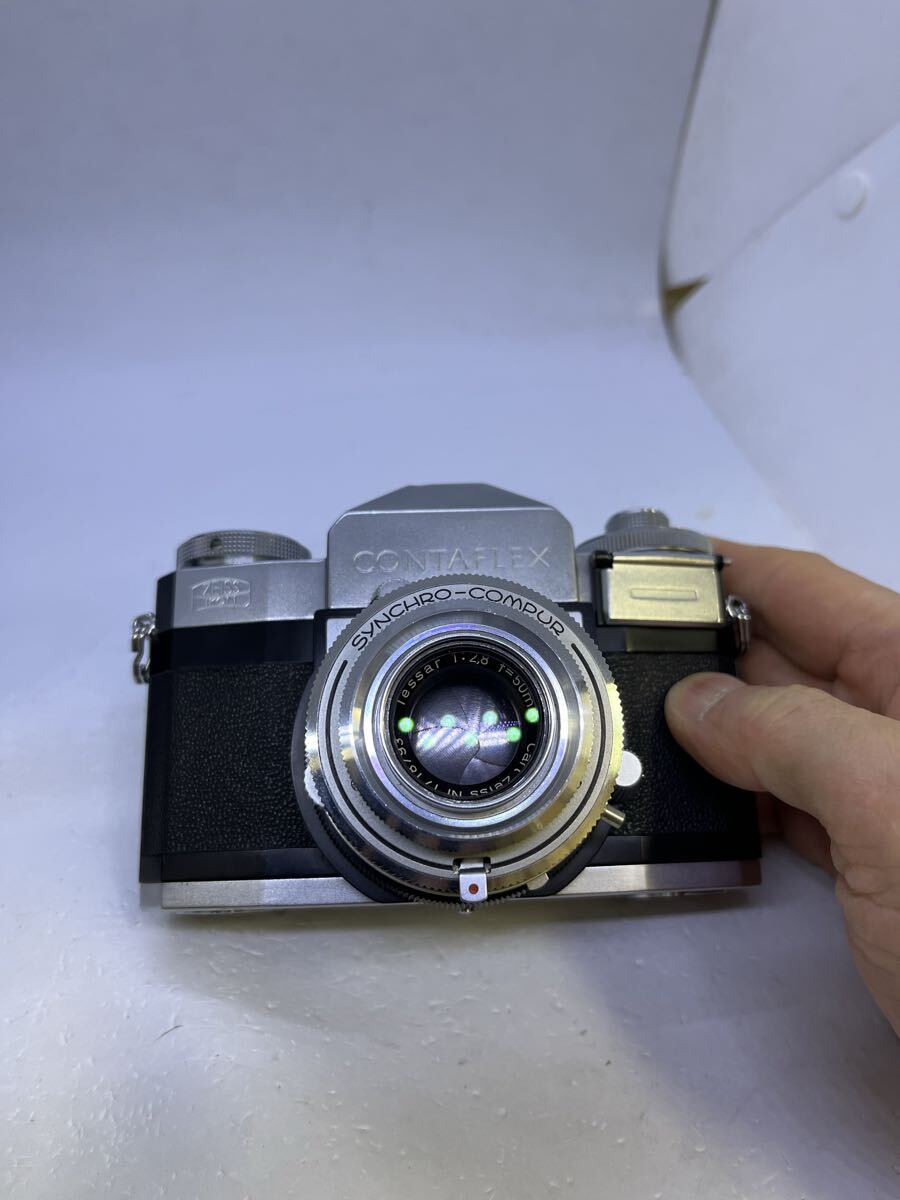ZEISS IKON CONTAFLEX Tessar 1:2.8 f=50mm フィルムカメラ/長期保管中古品/ジャンク