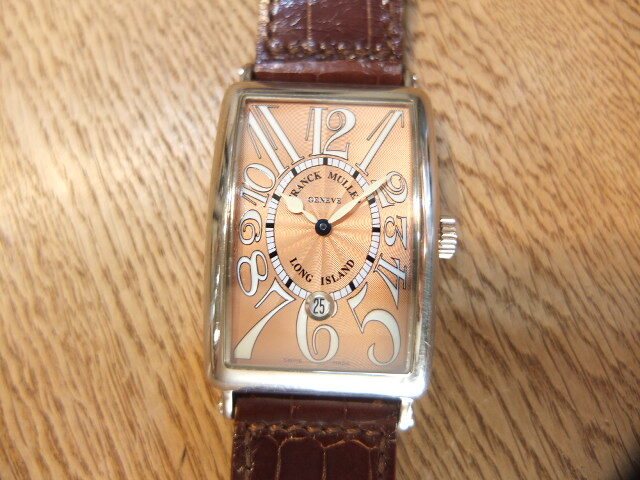 フランクミュラー　ロングアイランド・デイト　18KWG　Ref.1150SCDT