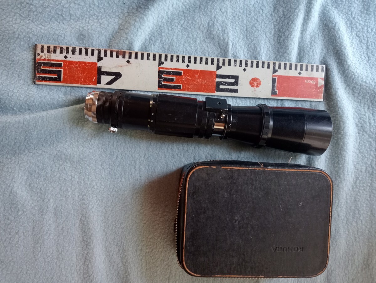 コムラ― 500mm F 7 ケース付き