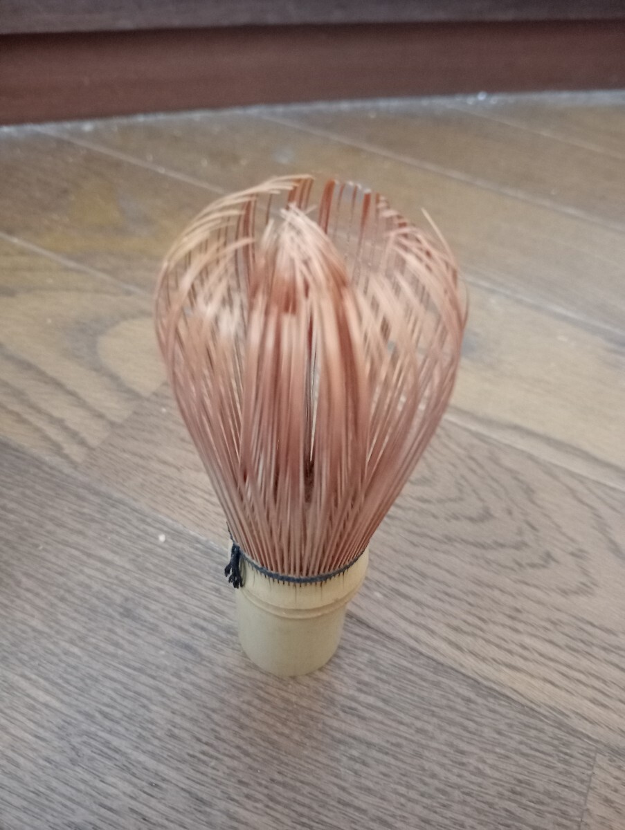 お茶道具　茶筅　竹峰堂　百立本 立　茶道 白 4