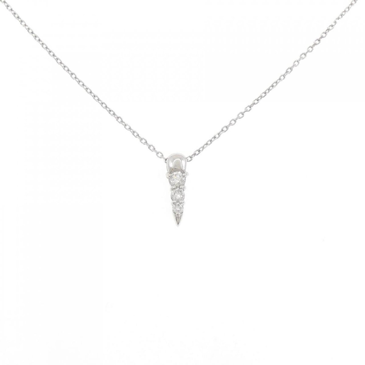 PT850 ダイヤモンド ネックレス 0.16CT