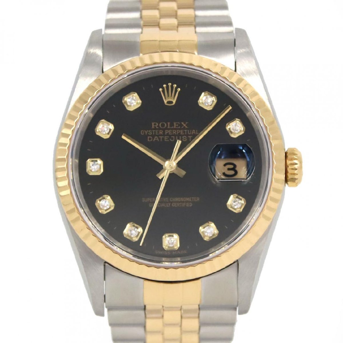 ロレックス デイトジャスト 16233G SSxYG 自動巻 T番