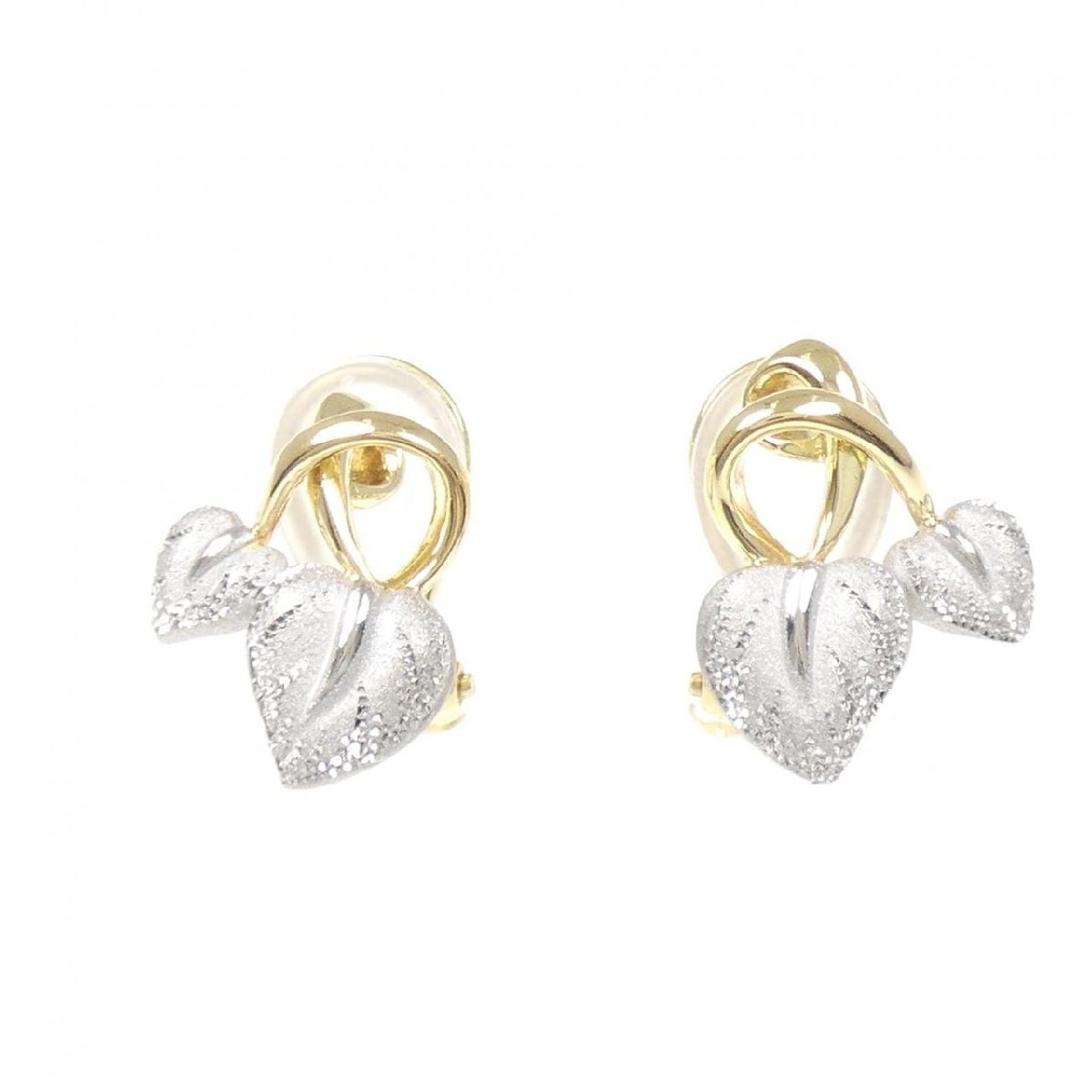 マツイ ヒサコ K18YG/PT900 イヤリング