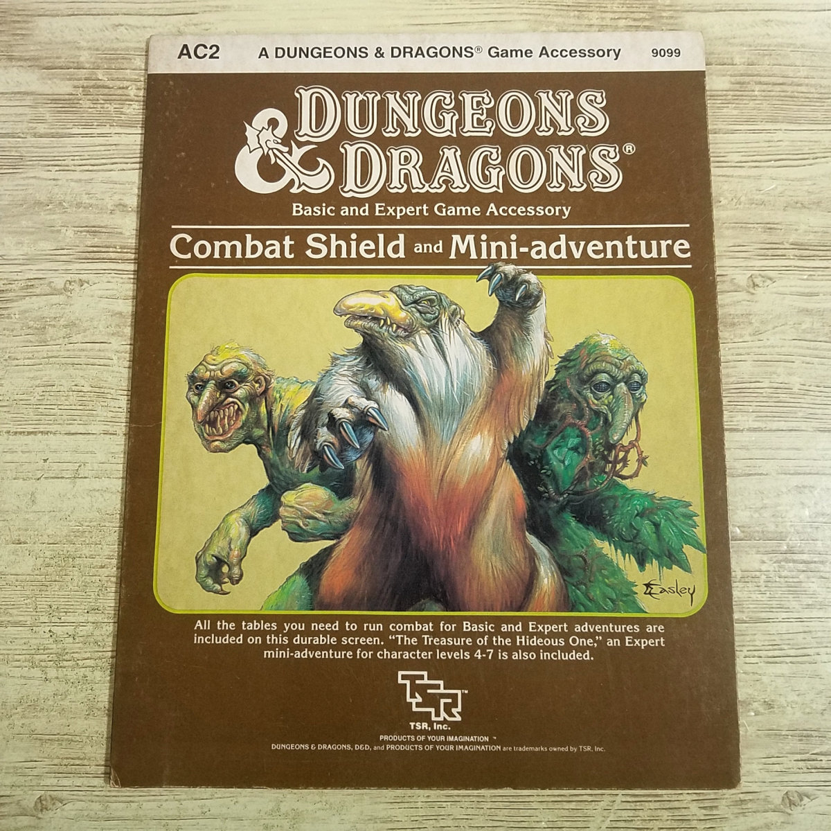 TRPG[(冊子欠品)ダンジョンズ＆ドラゴンズ 公式アクセサリー コンバット・シールド Combat Shield and Mini-adventure] 英語版 TSR Ｄ＆Ｄ