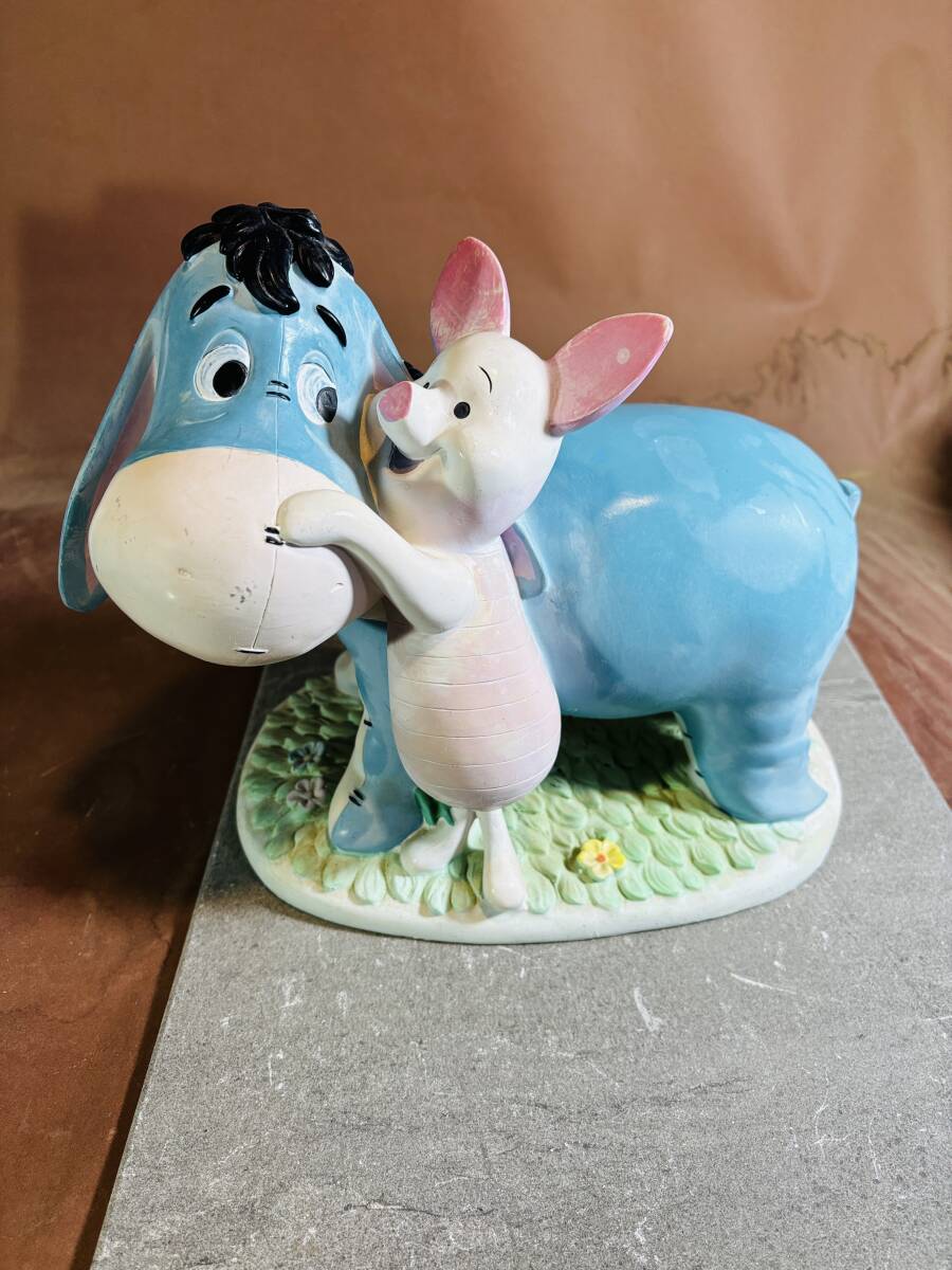 261 ディズニー イーヨー ピグレット 仲良し 置物 フィギュア 中古