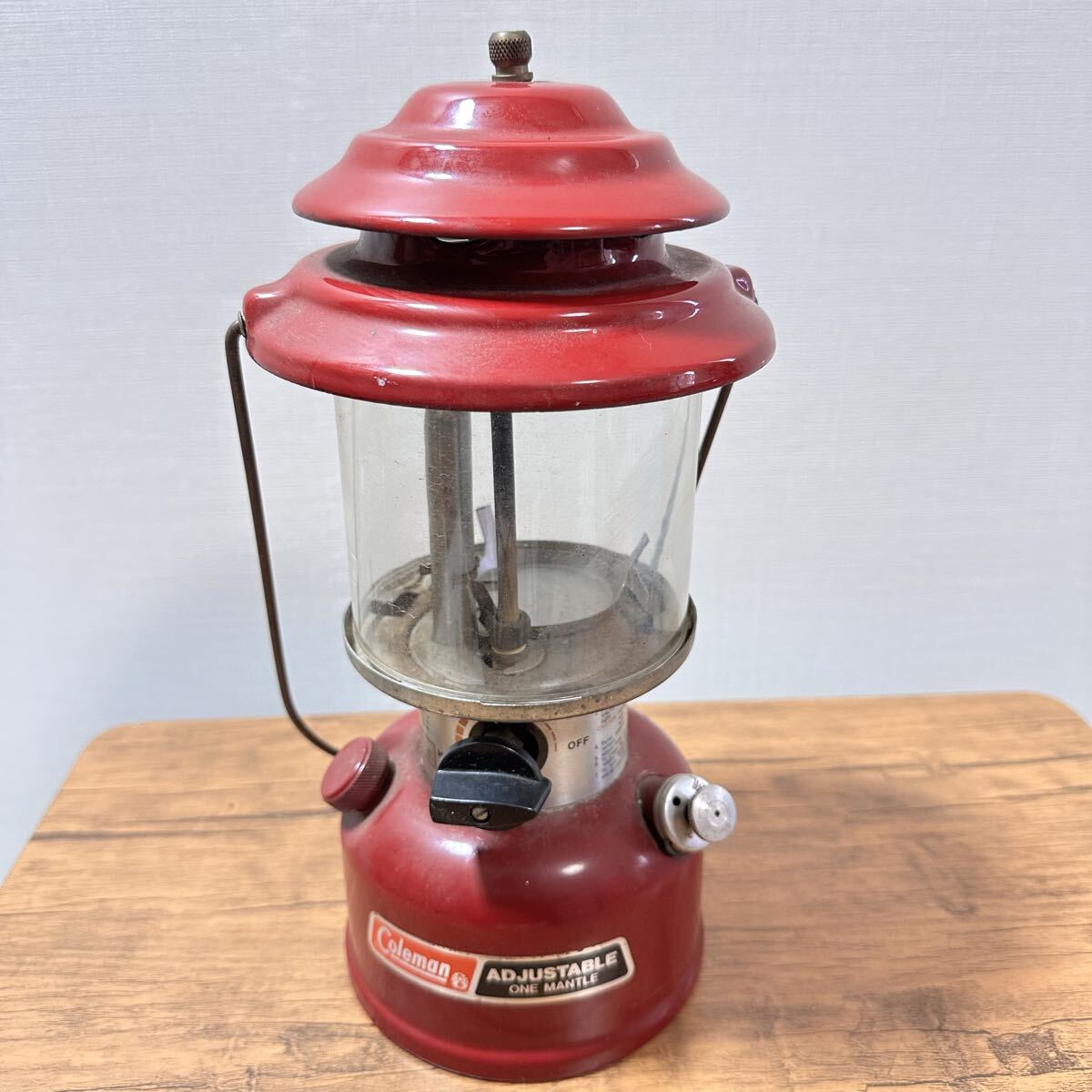 【希少】 Coleman ガソリンランタン 1988年 アメリカ製 ワンマントルランタン ランタン ビンテージ 当時物 286A700 (206)