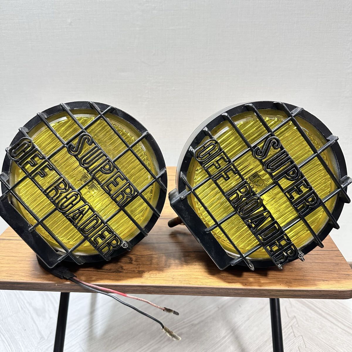 IPF SUPER OFF ROADER へこみレンズ 黄色 左右セット フォグランプ 当時物 ランクル ジムニー （210）