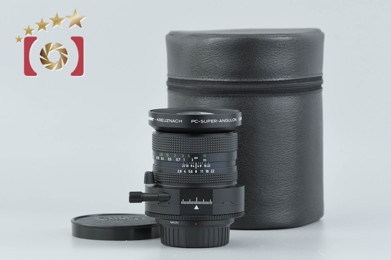 【中古】Schneider シュナイダー PC-SUPER-ANGULON 28mm f/2.8 MC ニコンFマウント