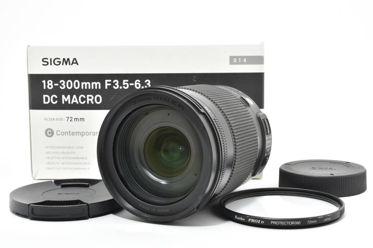 SIGMA /シグマ 18-300mm F3.5-6.3 DC MACRO OS HSM Contemporary Fマウント Nikon ニコン用　♯4615
