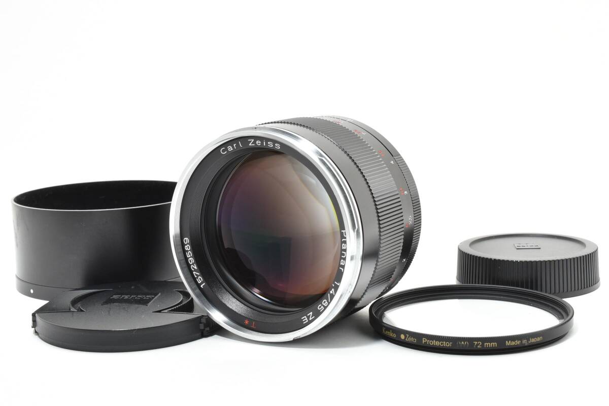 Carl Zeiss カールツァイス Planar プラナー T* 85mm F1.4 ZE CANON キャノン　♯4623