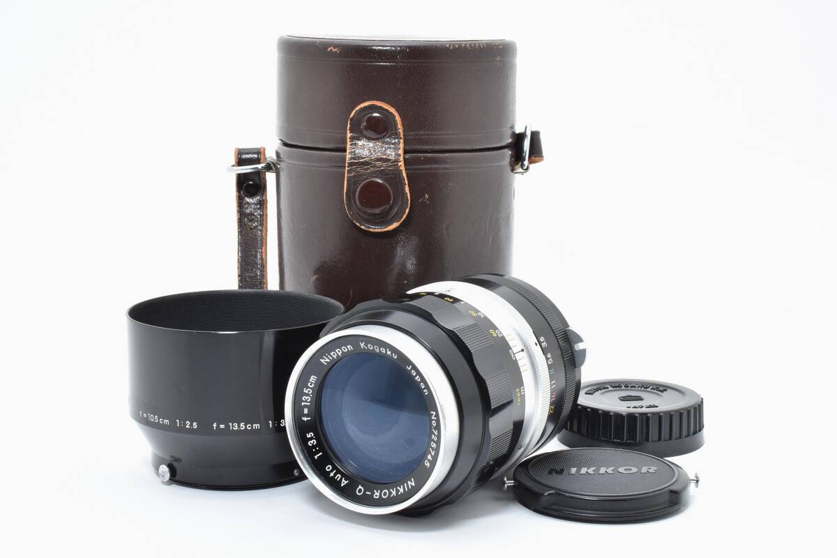 Pat.Pend表記 NIKKOR-Q Auto 13.5cm f3.5 135mm Nippon Kogaku Japan 日本光学 Nikon ニコン Fマウント 　#4638