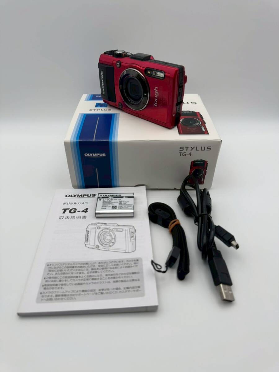☆良品【OLYMPUS】STYLUS TOUGH TG-4 オリンパス 管 : EN5958