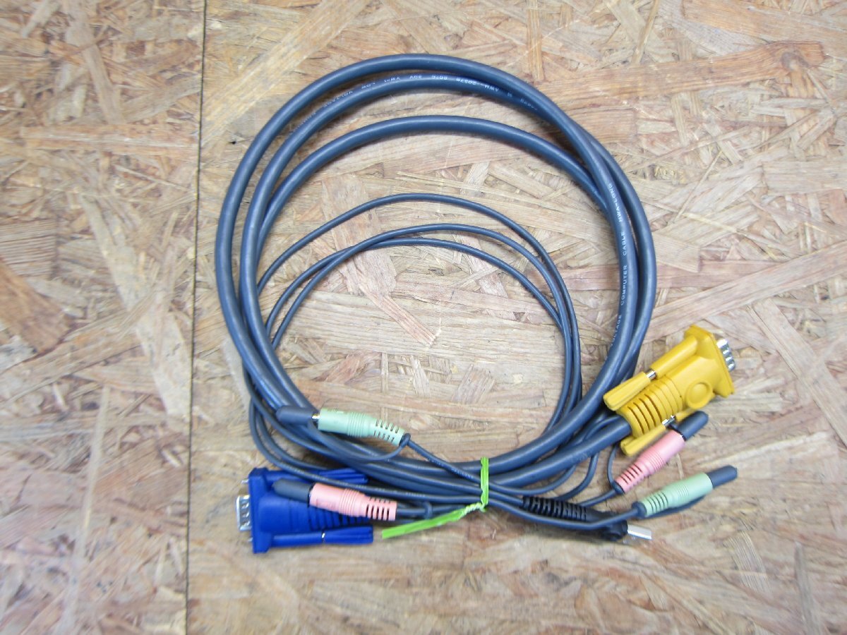 ◎ATEN USB ビデオ KVMケーブル 1.7m 中古 ◎C-231