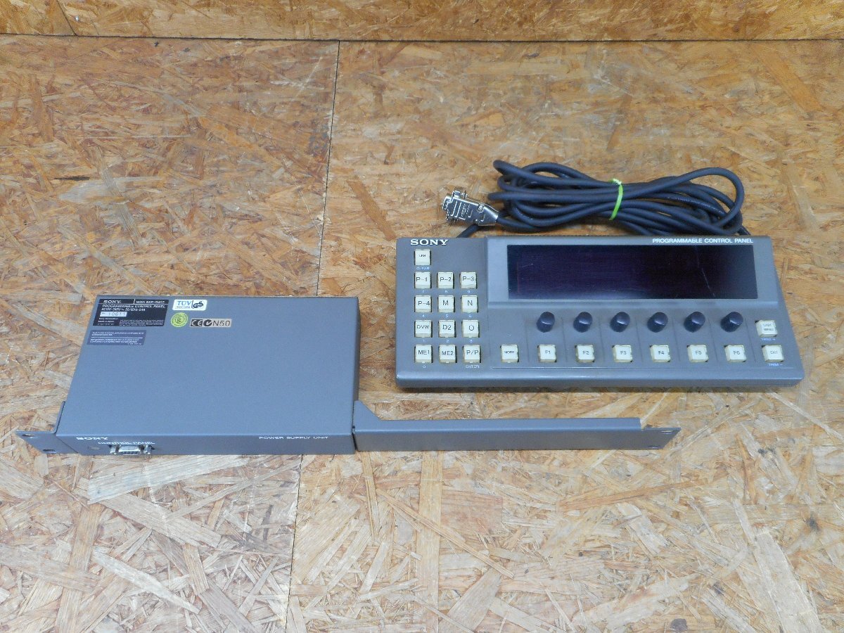 ◎ソニー SONY BKE-9402 プログラマブルコントロールパネル パワーサプライ 通電のみ確認 ジャンク◎Z-3627