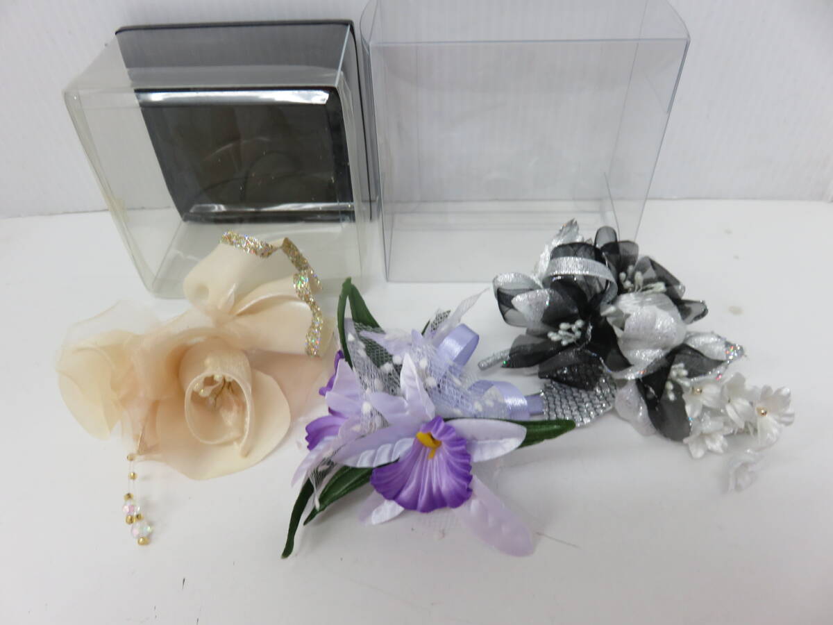 コサージュ　3点　卒業式　入園式　入学式　フォーマル　結婚式　発表会