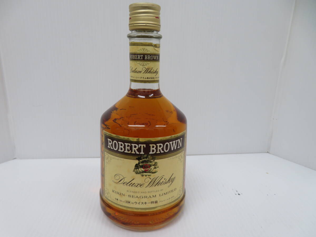 古酒　キリンシーグラム　ロバートブラウン　ウイスキー特級　沼津16　未開栓　760ｍｌ　43％　Robert Brown　　　　　　　113