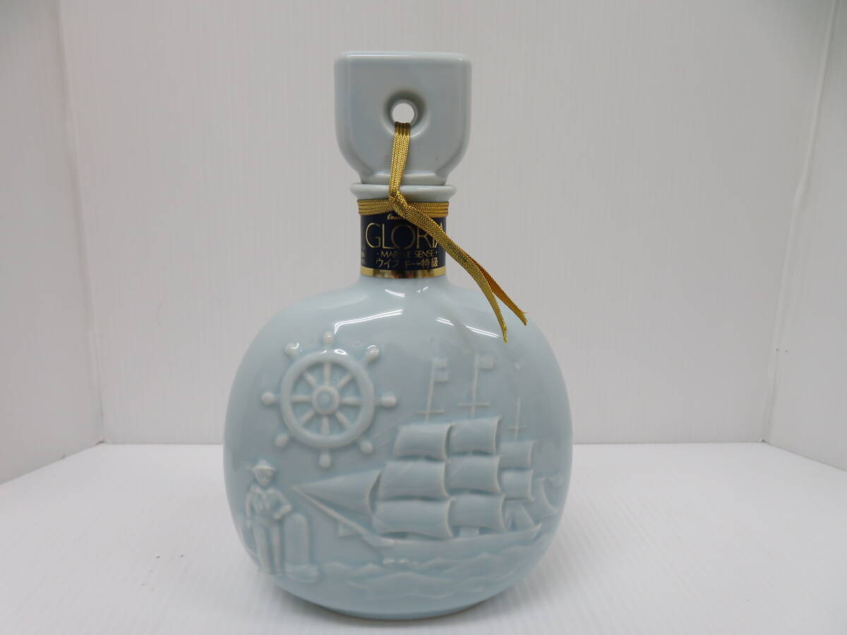 古酒　三楽オーシャン　グロリア　マリンセンス　ウイスキー特級　陶器ボトル　従価　未開栓　720ｍｌ　43％　Gloria Marine Sense　　169