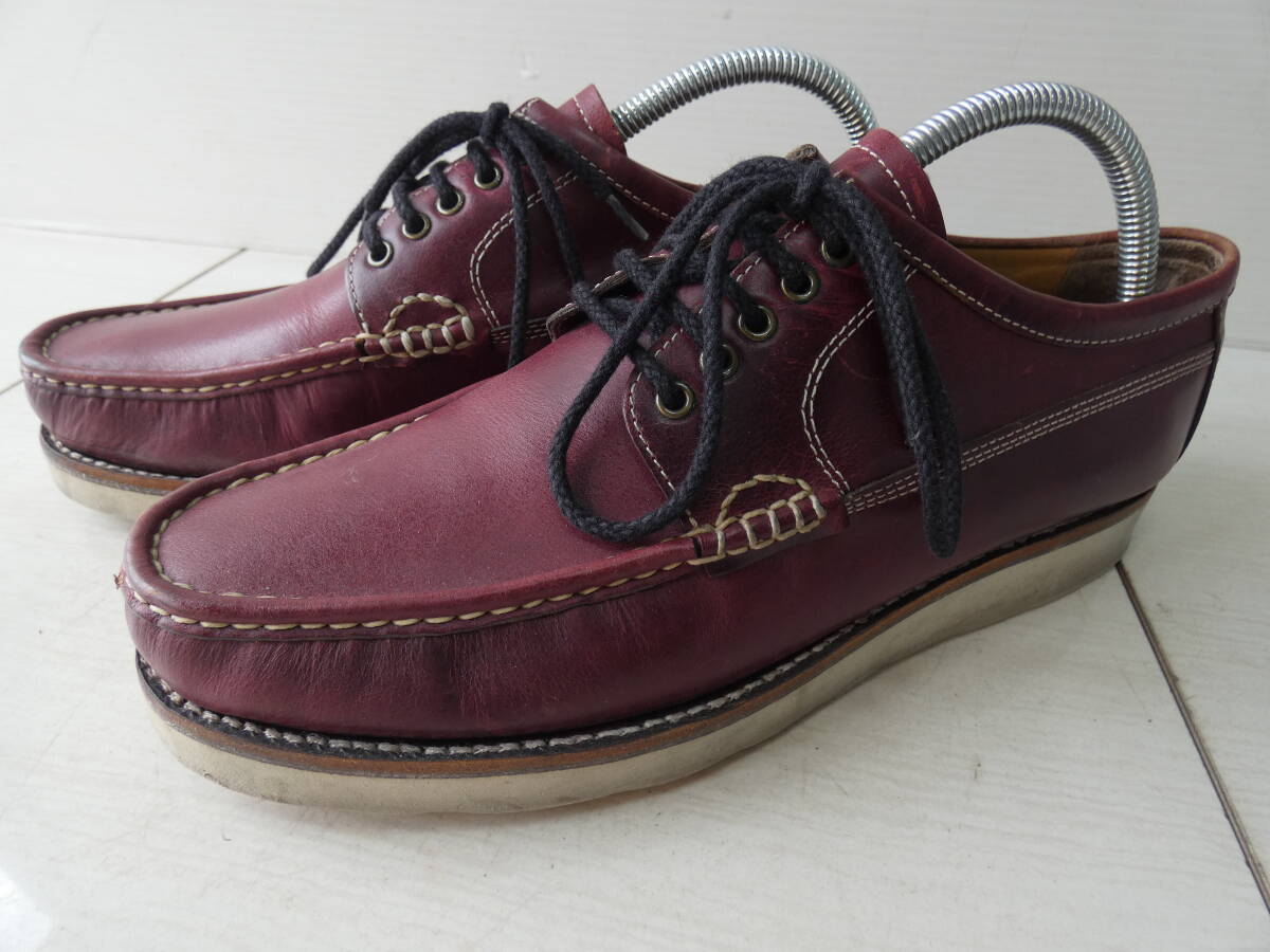 ★Paul Stuart ポールスチュアート レザーシューズ バーガンディ サイズ25 　　 M05160