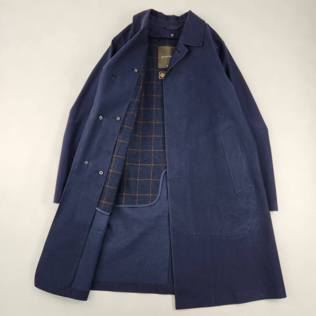 極希少 Loro Piana Mackintosh ステンカラーコート ダンケルド ロロピアーナ ライナー 40 L XL相当