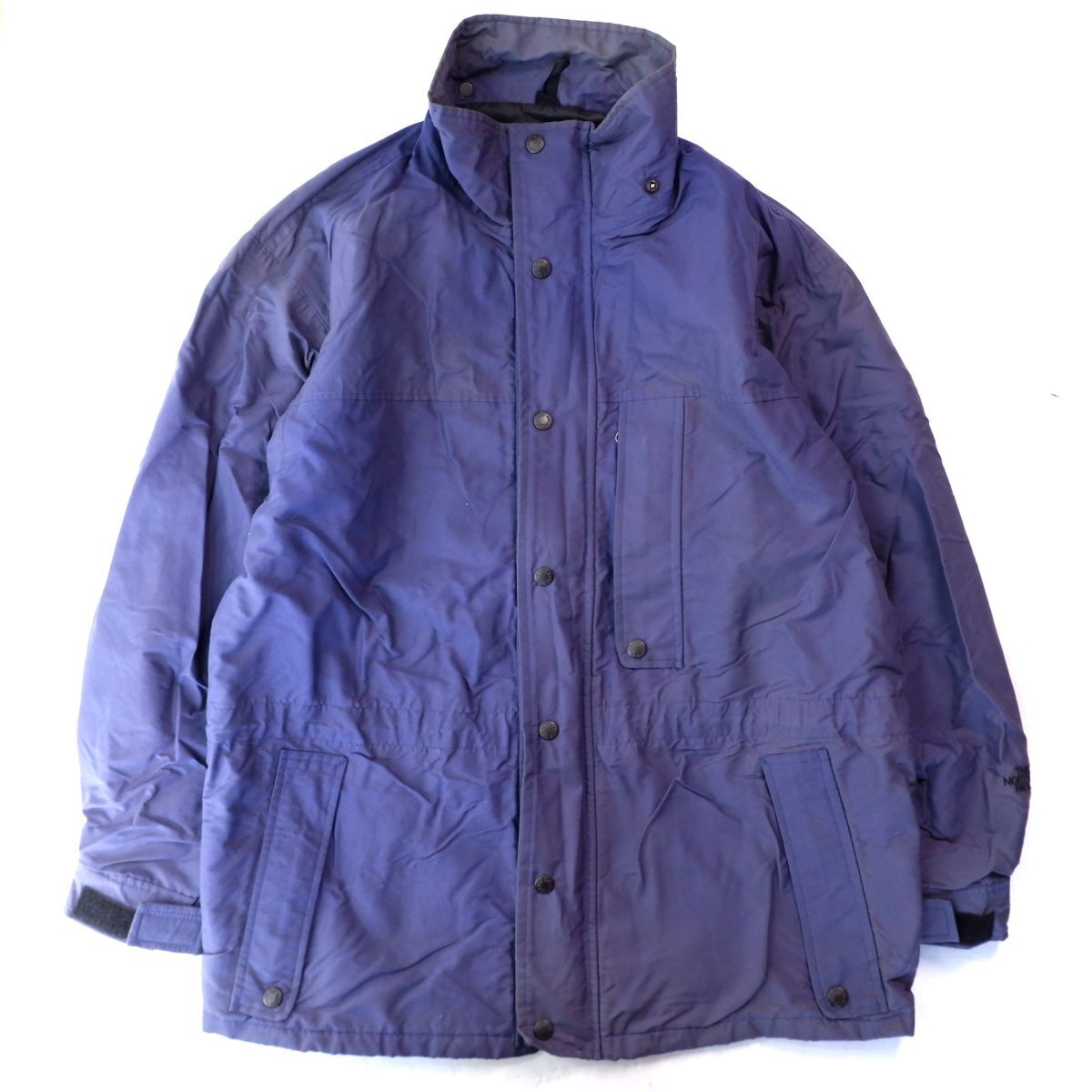 希少★ THE NORTH FACE ノースフェイス メンズ GORE-TEX ゴアテックス ダスジャケット ナイロン マウンテンパーカ 紫 M 古着 ヴィンテージ