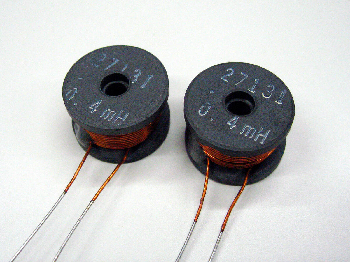 ★☆（管CO003） ネットワークコイル 0.4mH 2個セット / NOS Network Coils 2pcs ☆★