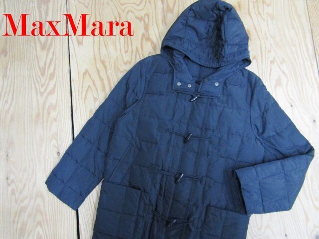 ★マックスマーラ MaxMara★レディース ダッフルデザイン ダウンコート ネイビー★R80208017B