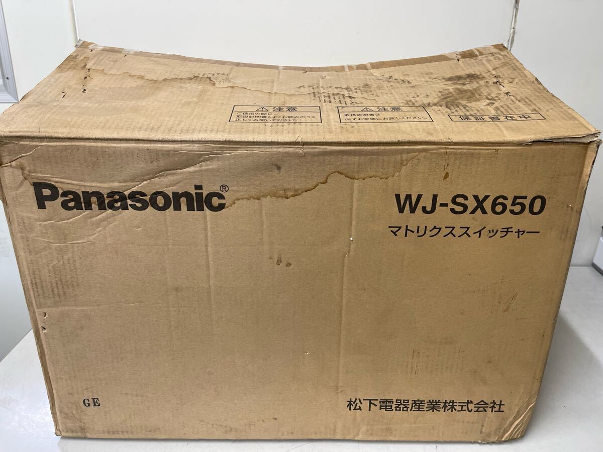 WJ-SX650 Panasonic マトリクススイッチャー 未使用品？
