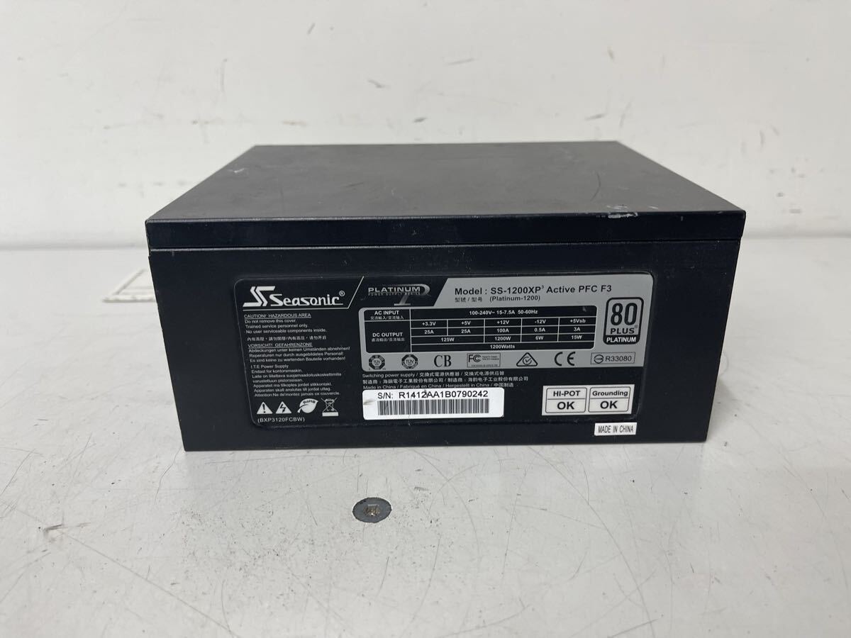 D706 SeasonicSS-1200XP3ATX 1200W 80PLUS PLATINUM認証 