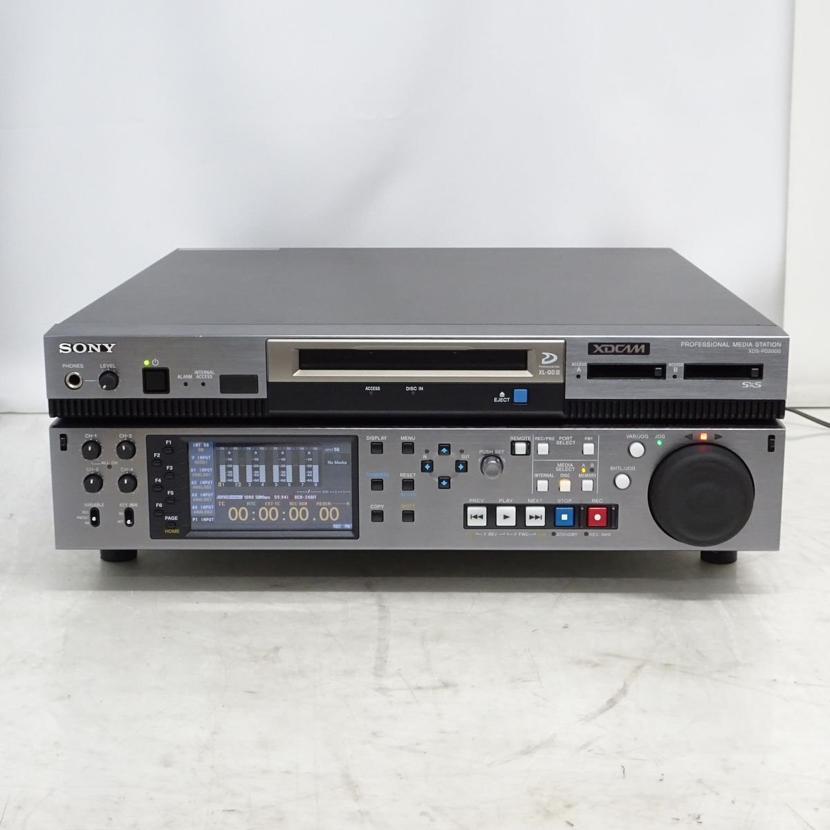 SONY XDS-PD2000 XDCAMプロフェッショナルメディアステーション（HDD/ProDisc/SxS対応）（LASER 1057） 【中古/動作品】#441548