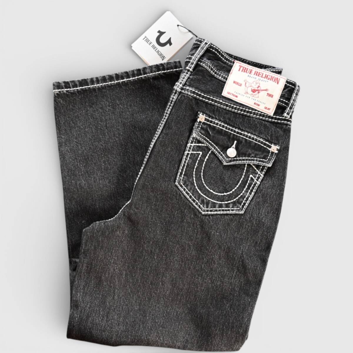 新品未使用【TRUE RELIGION】ストレート★ジーンズ★Jeans★デニム　バギー　サイズ３０