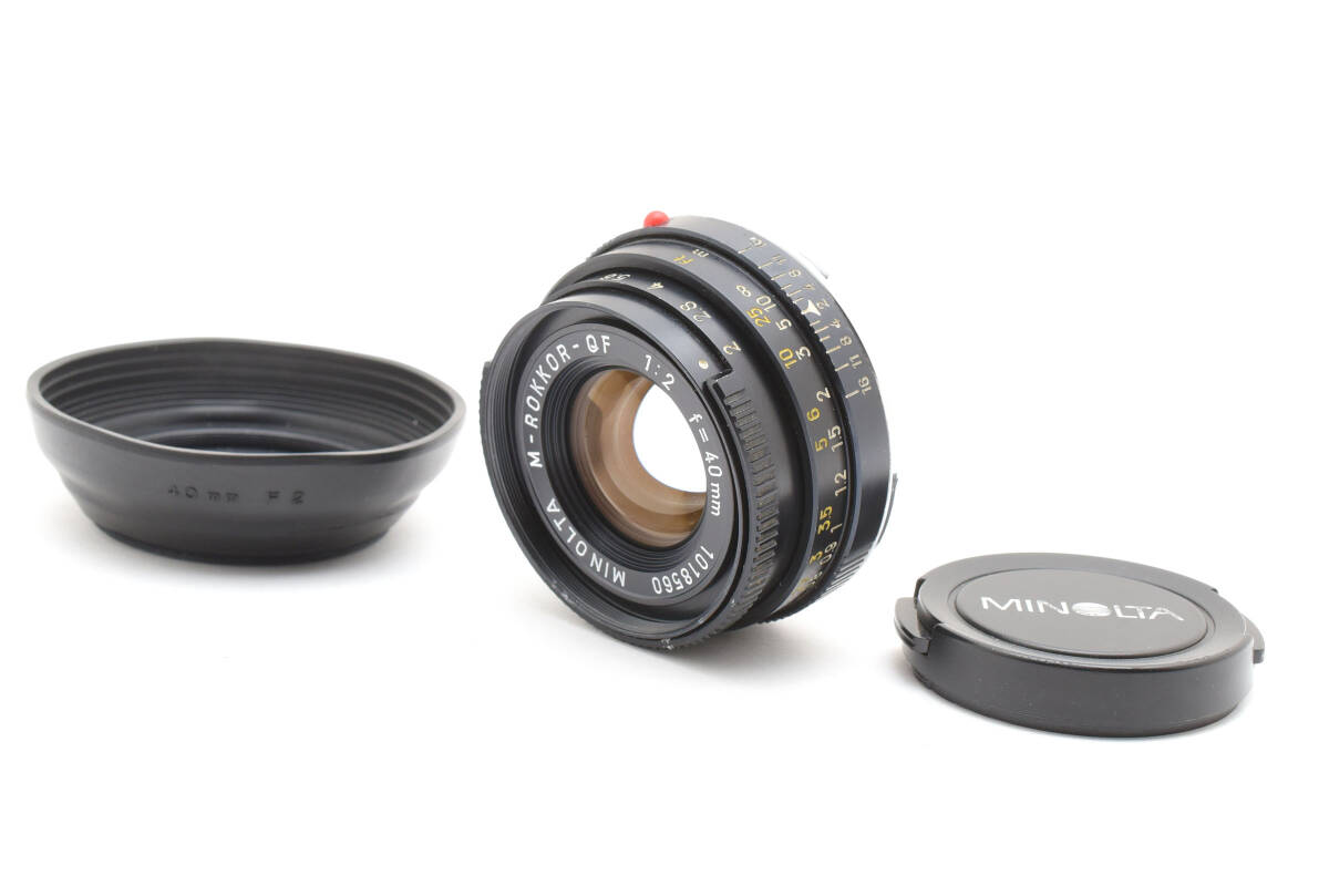 MINOLTA M-ROKKOR QF 40mm F2 ミノルタ 単焦点 レンズ #4260