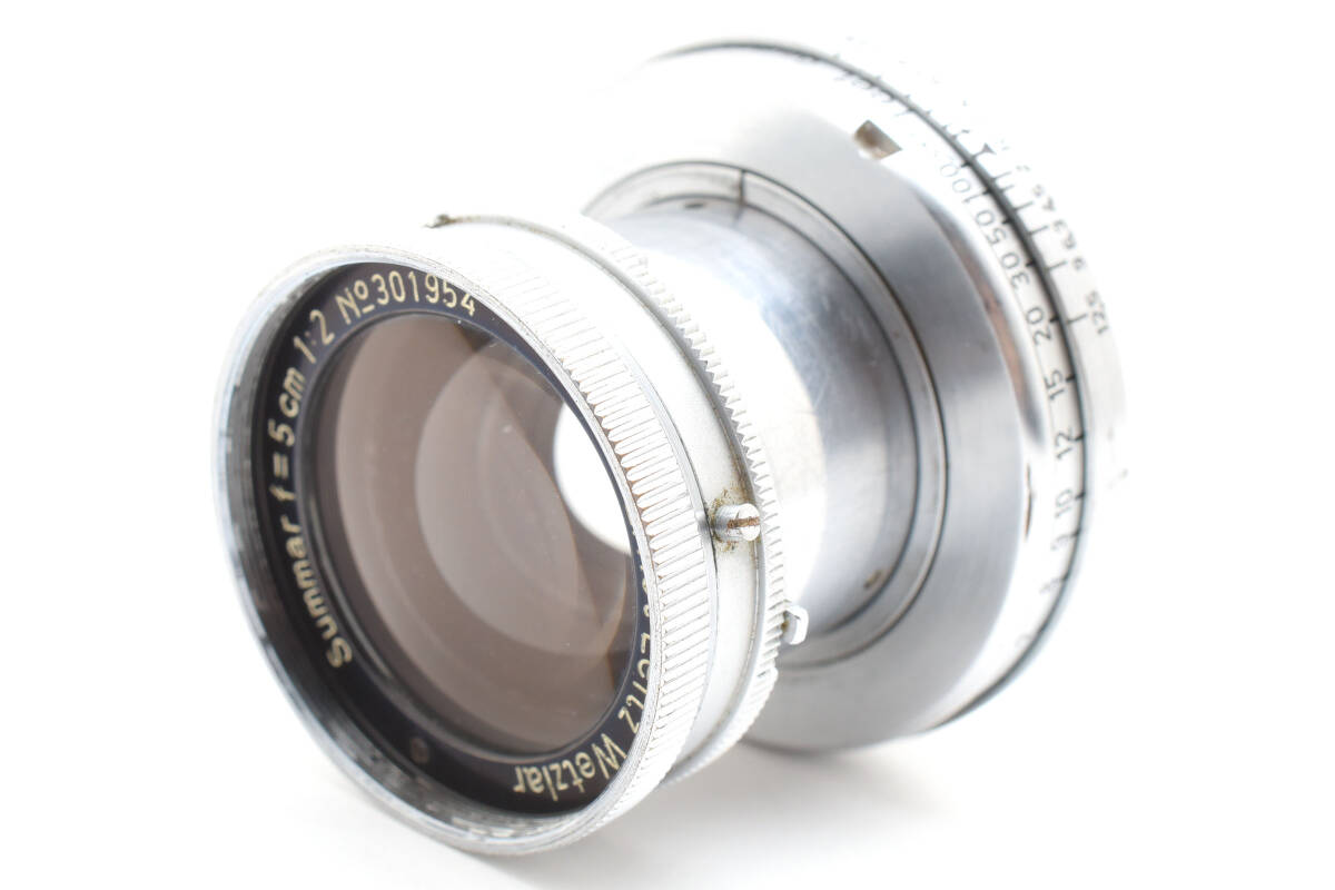 LEICA Summar 5cm F2 Ernst Leitz Watzlar ライカ 沈胴 レンズ #4263