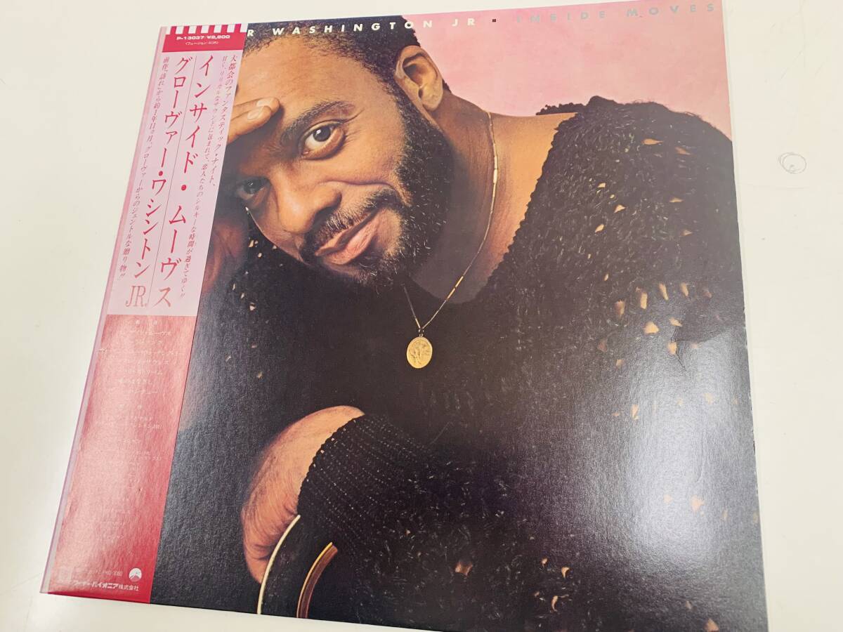 ☆クローヴァー・ワシントンJr. ／インサイド・ム―ヴス　　帯有　＜中古LP＞