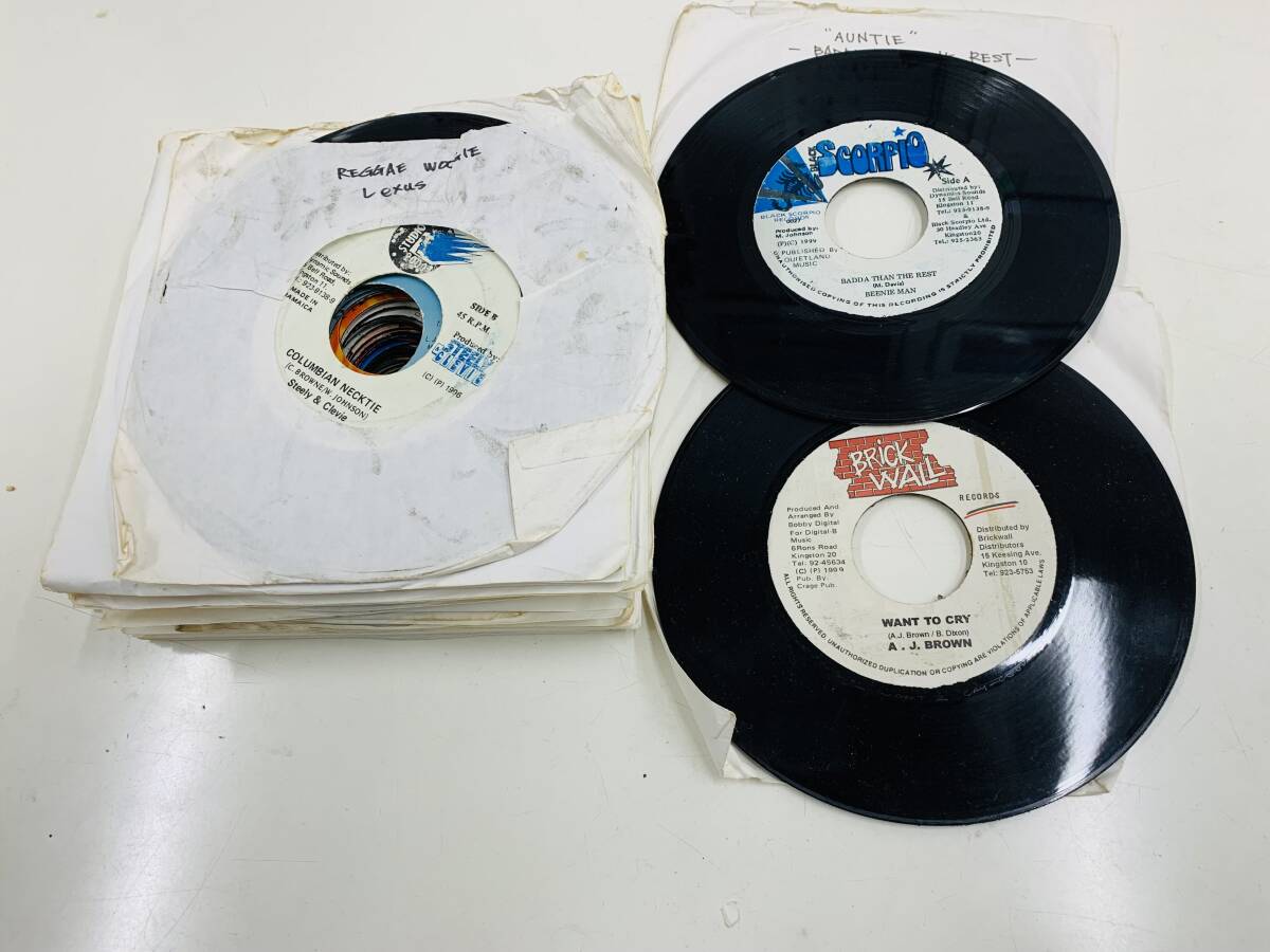 ☆【レゲエ】 A.J.Brown　／ Want To Cry　1999年　他30枚　7インチレコード ＜中古＞６