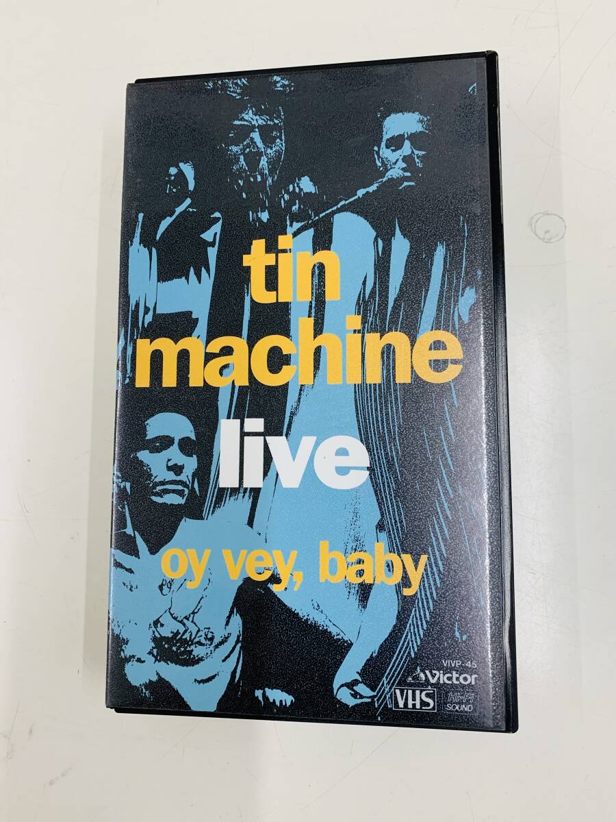 ☆VHSビデオ　　tin machine live ティン・マシーン・ライヴ　「on vey,baby」　　　＜中古＞