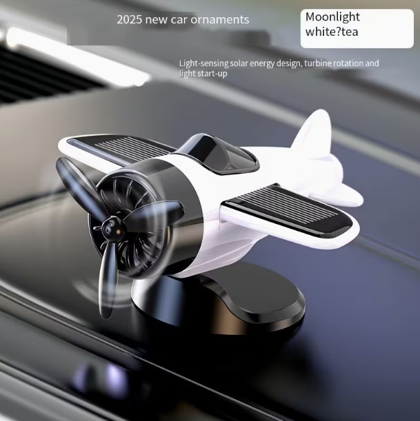 最新モデル【色：白】かわいい太陽光発電飛行機・ソーラー飛行機