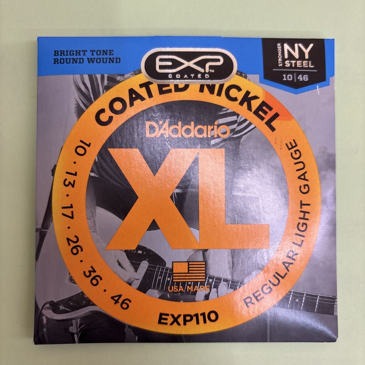 【新品】D'Addario EXP110 コーティング弦 レギュラーライト ダダリオ