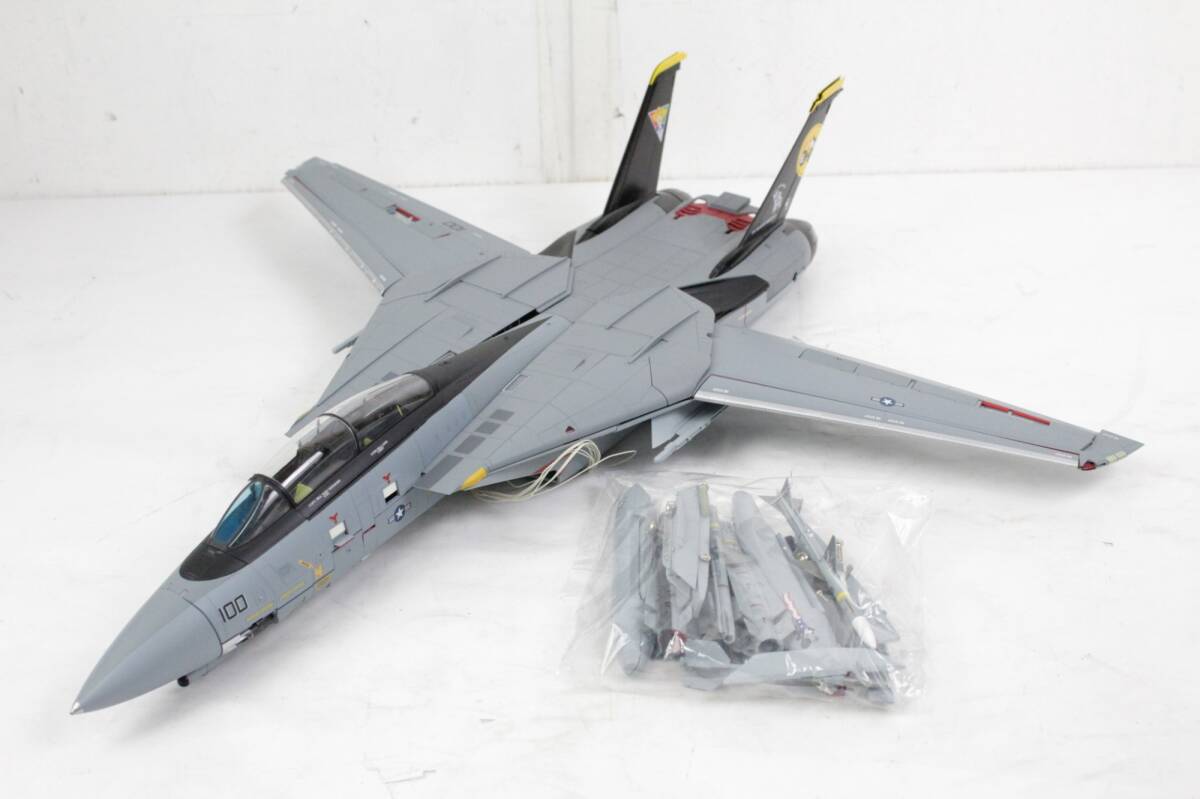現状品 アシェット F-14 トムキャットをつくる 完成品 飛行機 戦闘機 模型 【当店直接引き取り限定】 IT4CC9KIEDAO-B14-byebye