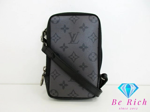 ルイ ヴィトン LOUIS VUITTON モノグラム エクリプス リバース ダブル フォン ポーチ ショルダーバッグ M69534【中古】【送料無料】bk9282