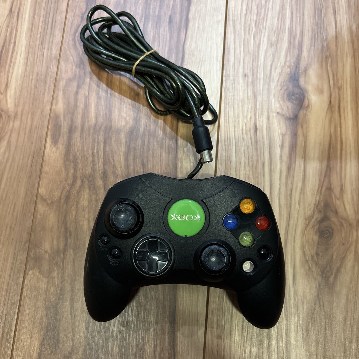 ☆ジャンク 初代 Xbox コントローラー マイクロソフト ブラック 有線 XBOX ゲーム Microsoft