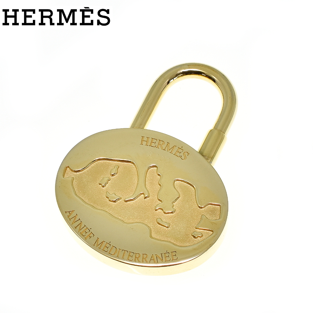 【A01037】美品 HERMES エルメス 2003年限定 地中海 カデナ ゴールド 165-00