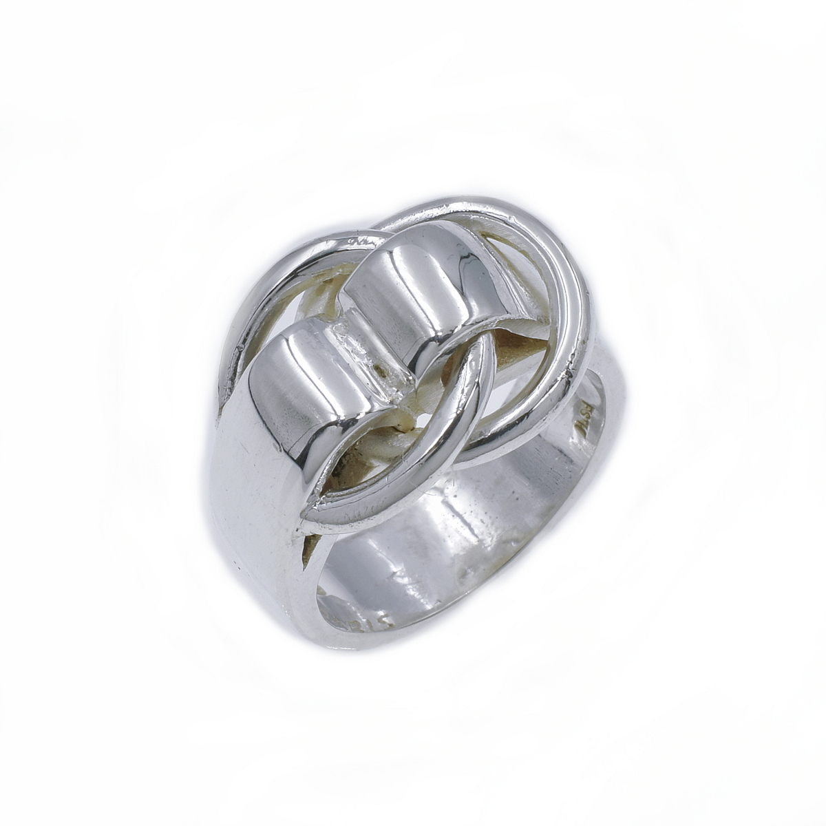 【a177】新品仕上げ済み エルメス SV925 ドゥザノー リング シルバー