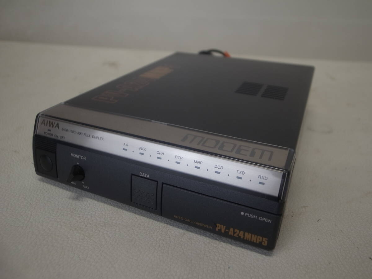 ★アイワ/AIWA★モデム★PV-A24MNP5★通電確認のみ★現状品