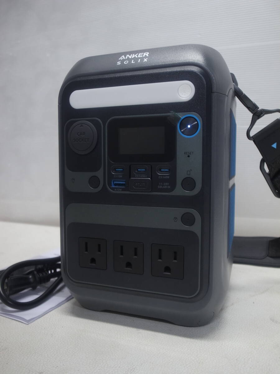 美品★ANKER SOLIX/アンカー★ポータブル電源★C300★A1722★288Wh★車中泊/キャンプ/BBQ/アウトドア/防災/非常用/