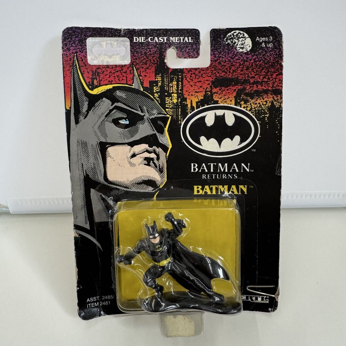 今2602-746 BATMAN RETURNS バットマン フィギュア 未開封品 アメコミ おもちゃ8 ERTL アーテル ダイキャストメタルフィギュア 当時物