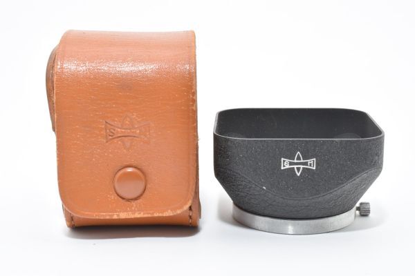 RU625★マミヤ Mamiya 角型 メタル レンズフード かぶせ式 内径約40.5mm