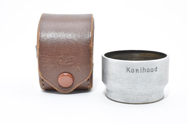 RU623★コニカ Konica Konihood 内径約3cm メタル レンズフード 締付式