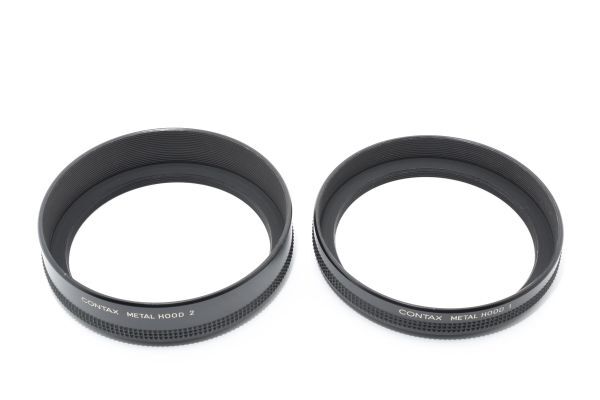 RU665★コンタックス CONTAX METAL HOOD 2 METAL HOOD 1 メタル フード おまとめ