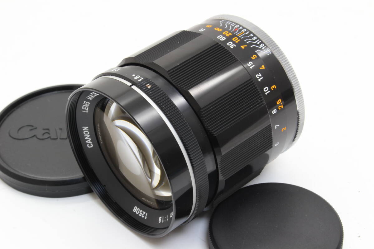  A (美品) Canon キヤノン 85mm F1.8 L39 ライカLマウント オールドレンズ 初期不良返品無料